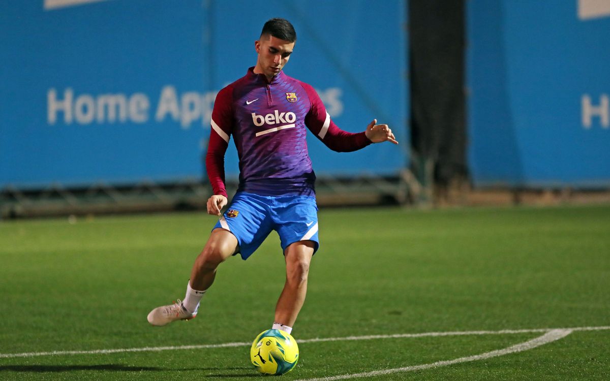 First training session for Ferran Torres