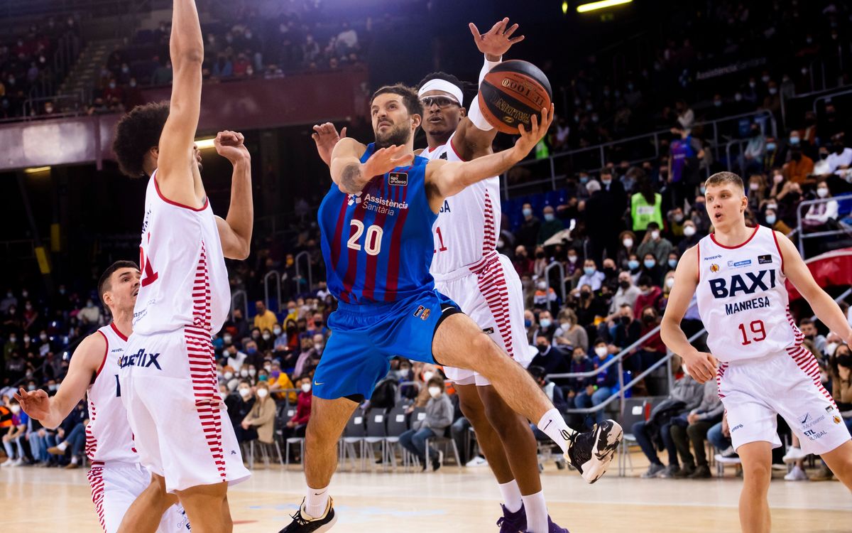 Barça-BAXI Manresa: Se escapa el triunfo en la prórroga (95-96)