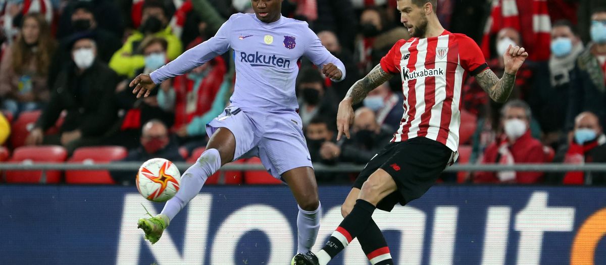 Ansu Fati has a proximal tendon injury in the hamstring of his left leg