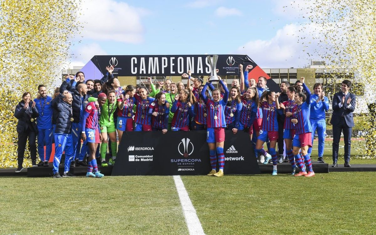 FC Barcelona – Atlético de Madrid: ¡Campeonas de la Supercopa! (7-0)
