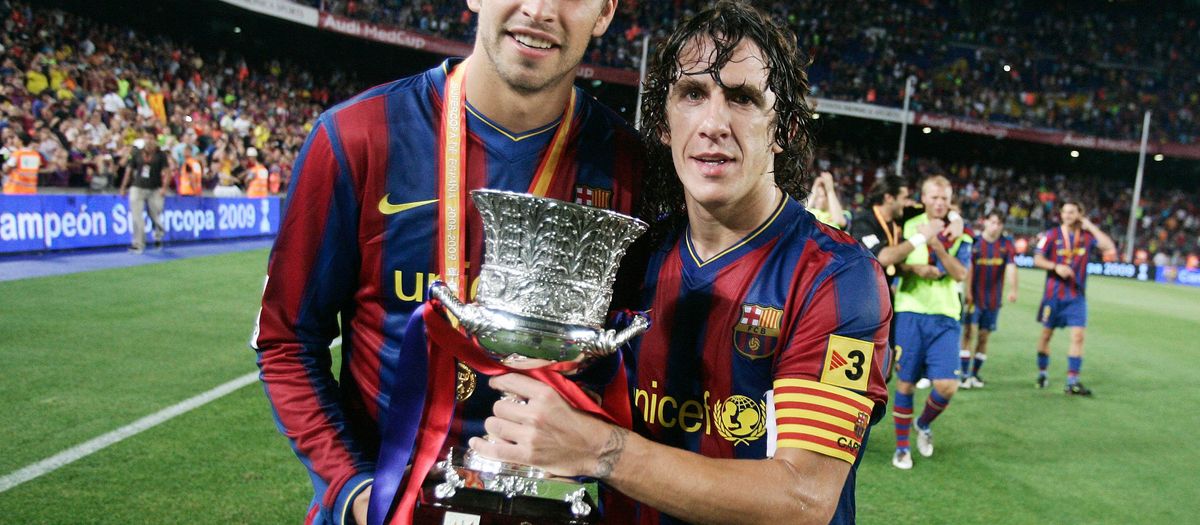 Piqué supera los 593 partidos de Puyol