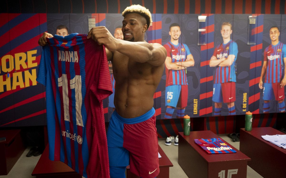 excuse attract the latter Adama Traoré to wear FC Barcelona number 11 shirt