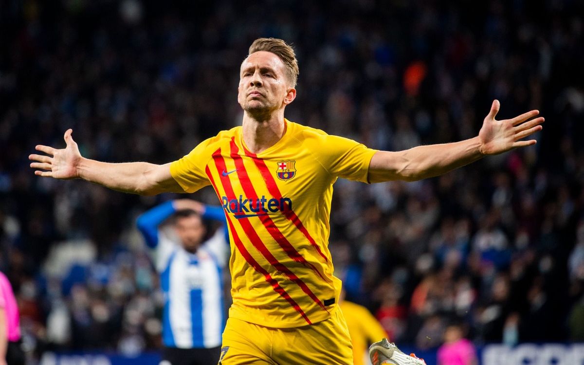 RCD Espanyol - FC Barcelona: Luuk de Jong un 'in (2-2)