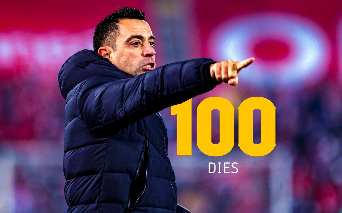 100 dies de Xavi a la banqueta del Barça