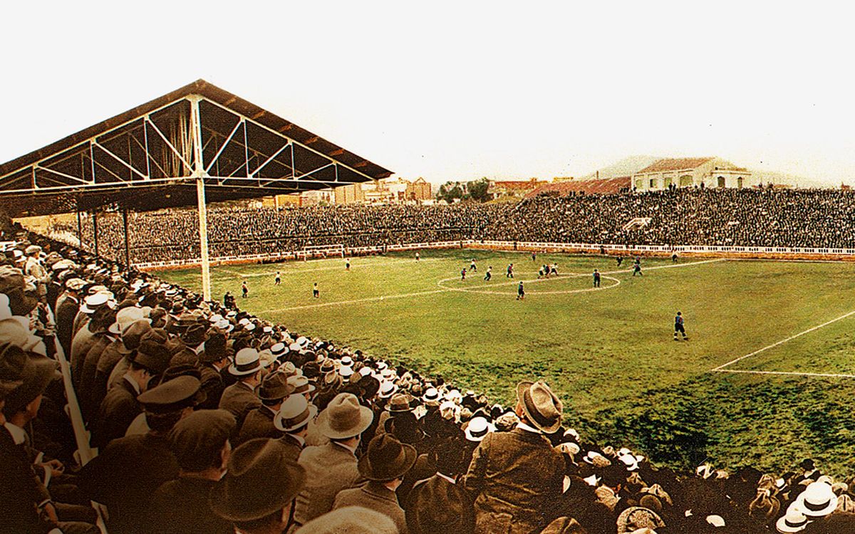 100 years since the first brick was put into place for the stadium in Les Corts