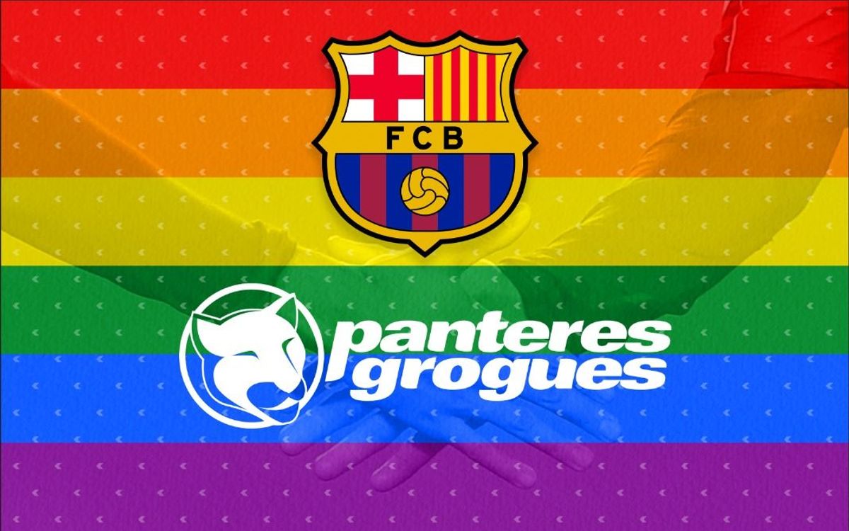 El Barça y Panteres Grogues unen fuerzas para colaborar en la lucha contra la LGTBI-fobia en el mundo del deporte