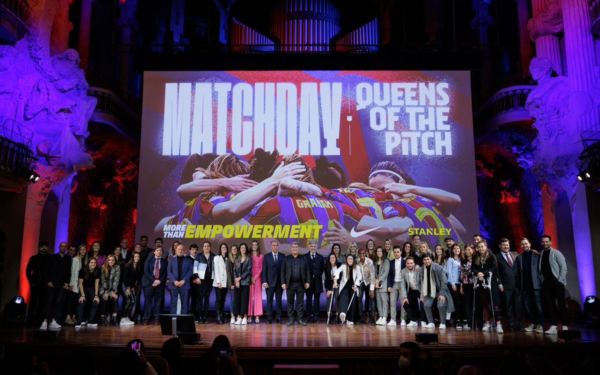 Gala night at Palau de la Música for premiere of 'Matchday-Queens of the Pitch'