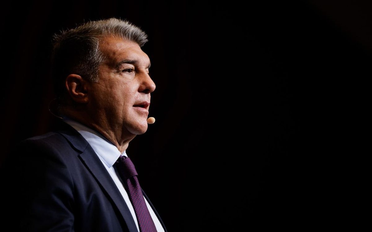 Joan Laporta: 'Tickets for European games from now on will be non-transferable'