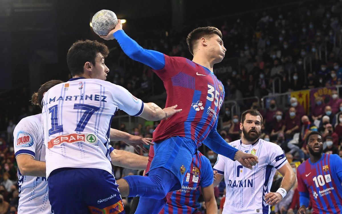 FC Barcelona 37–33 BM Fraikin Granollers: Anniversay win