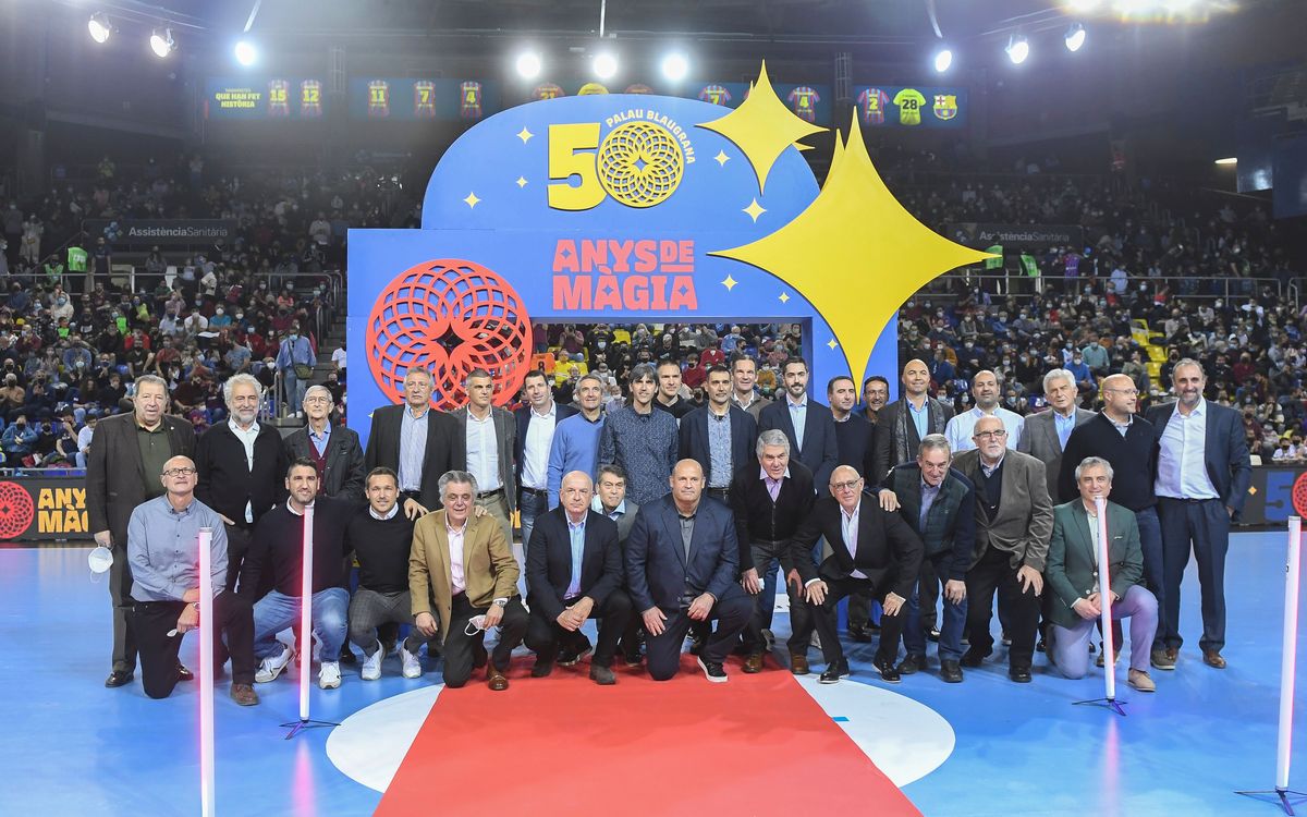 Així ha estat la jornada de celebració dels 50 anys d'handbol blaugrana