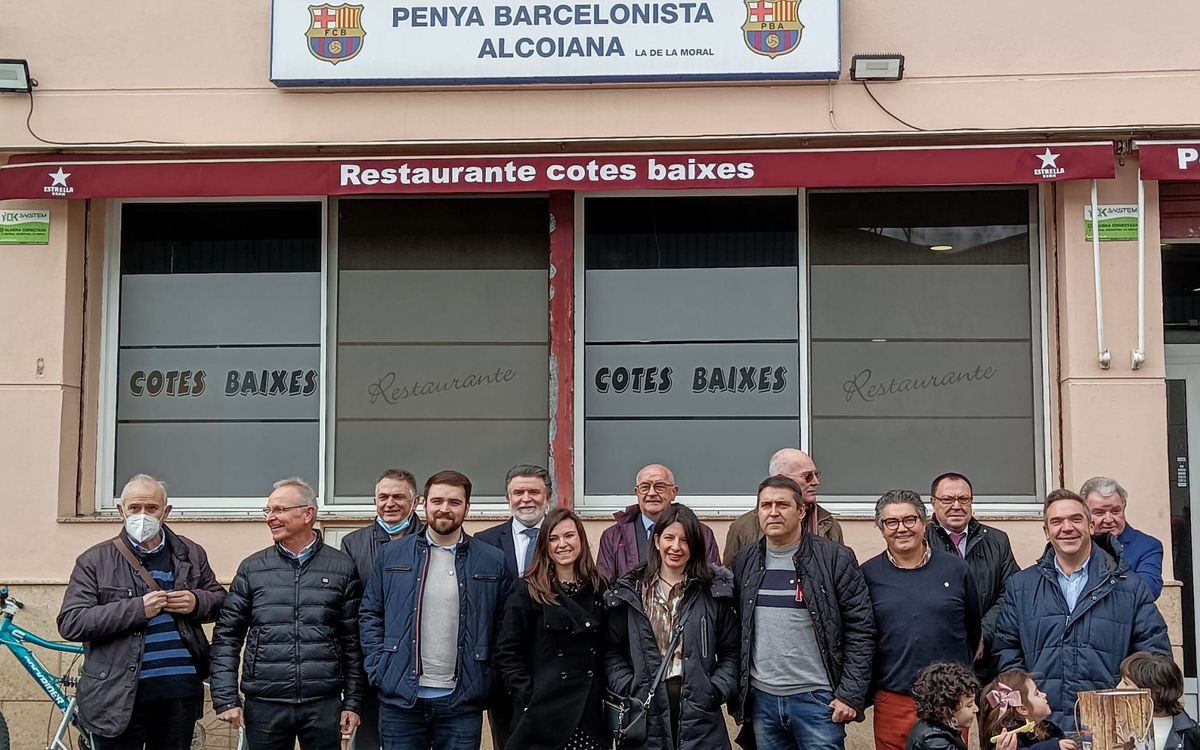 The Penya Barcelonista Alcoiana celebrate their 35th anniversary