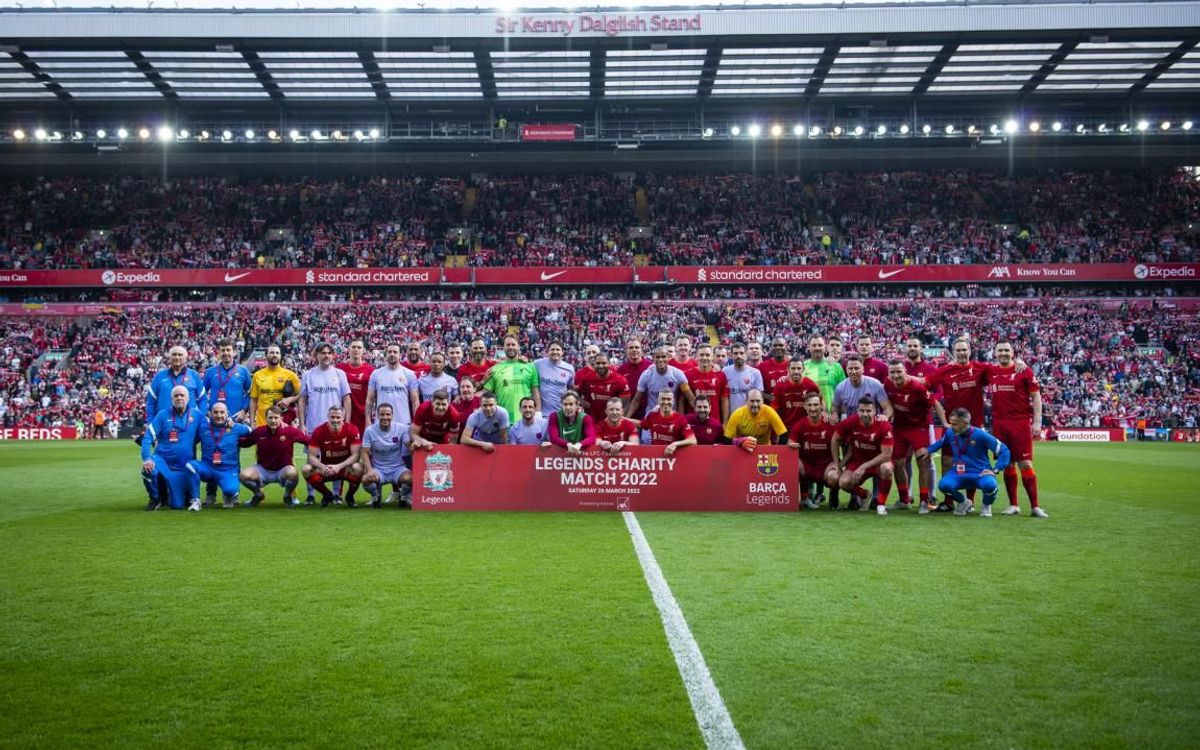 Liverpool FC Legends - Barça Legends: Gran triunfo azulgrana en Anfield (1-2)