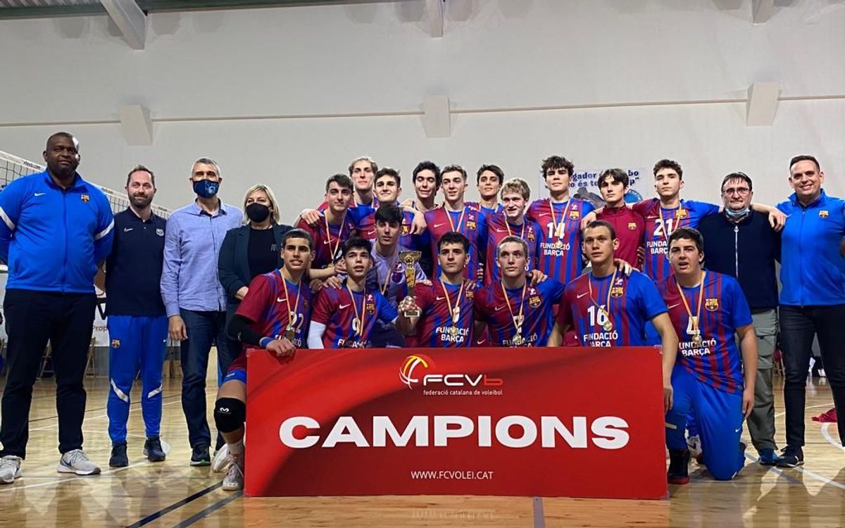 Los equipos juveniles campeones de Cataluña