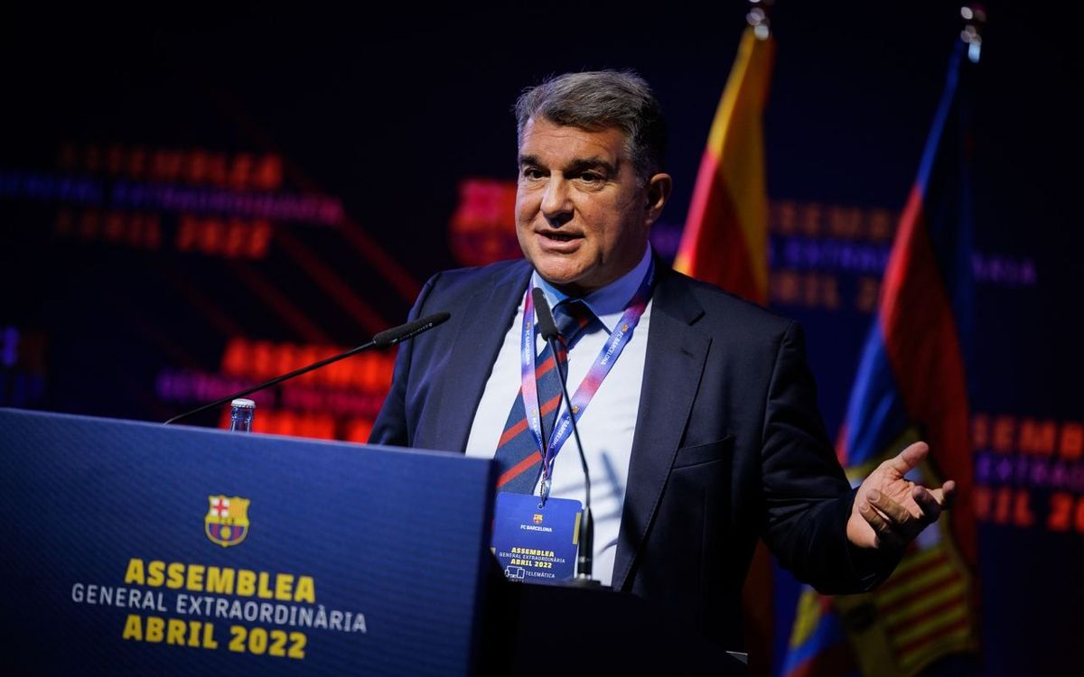 Joan Laporta: 'The agreement with Spotify is bigger than any other in Barça history'