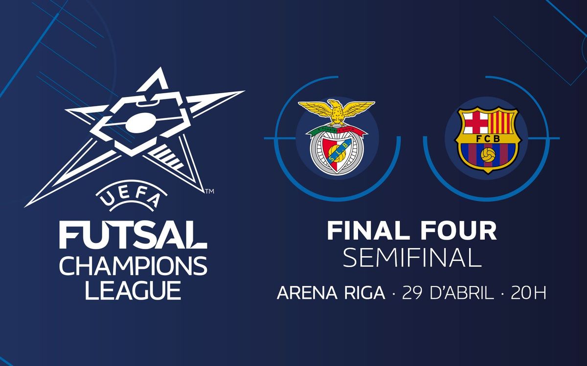 Benfica v Barça in the Futsal Champions League semi-final