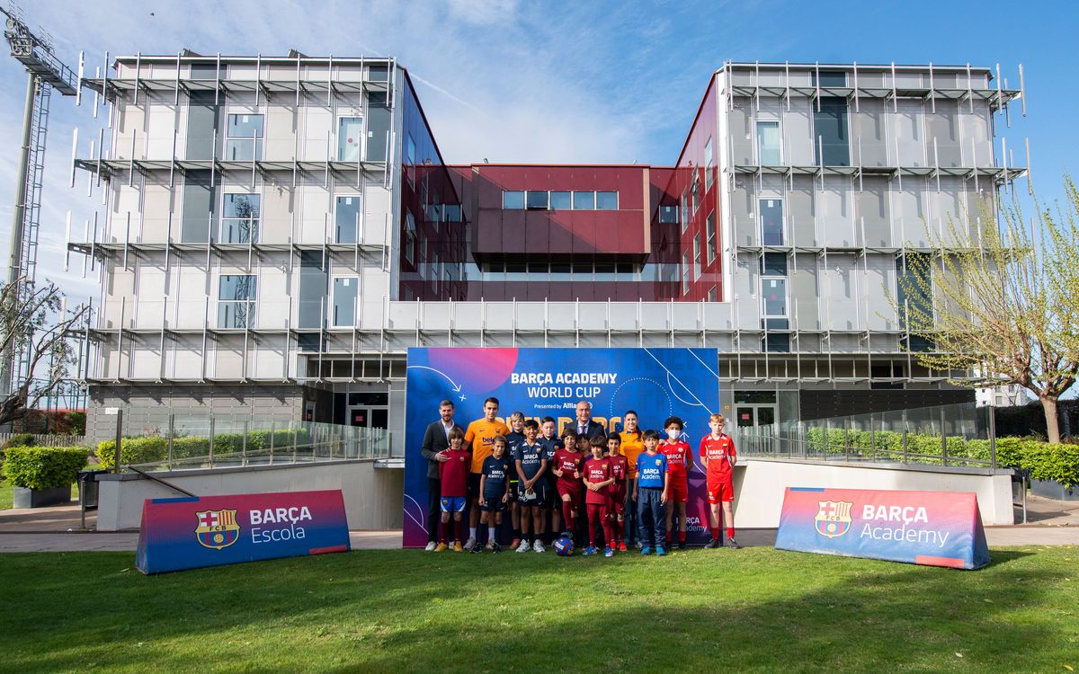 Returning Barça Academy World Cup presented at the Ciutat Esportiva