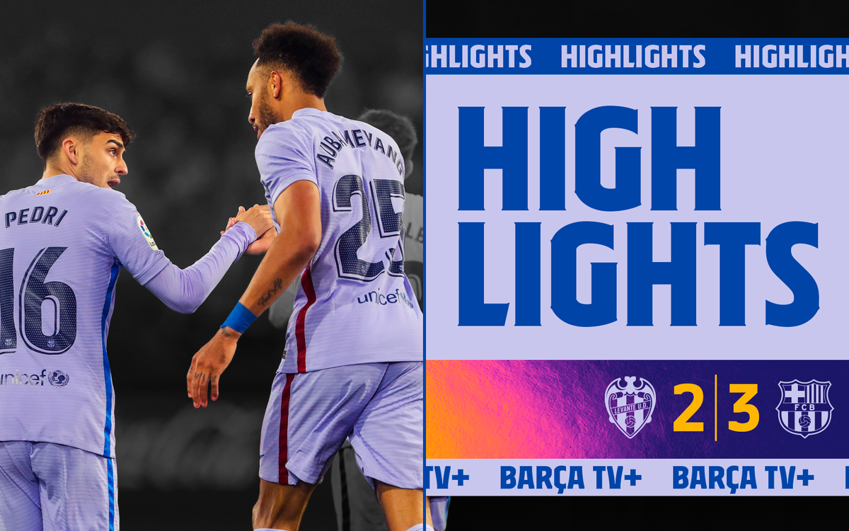 Les moments forts de Levante - Barça (2-3)
