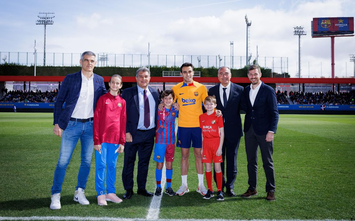 El president Joan Laporta inaugura la Barça Academy World Cup 2022