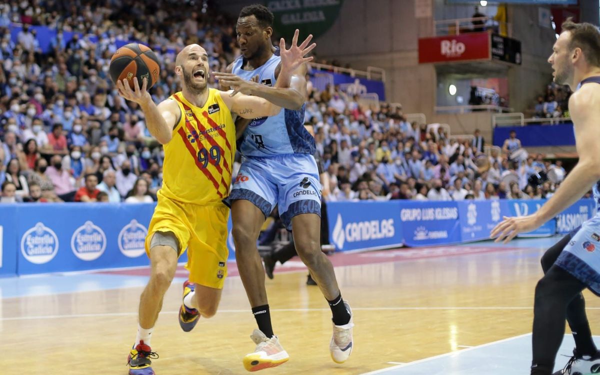 Río Breogán 72–74 Barça: Comeback win to top the table