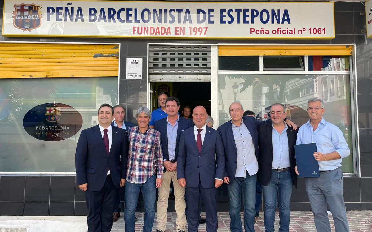 25 años de barcelonismo en Estepona