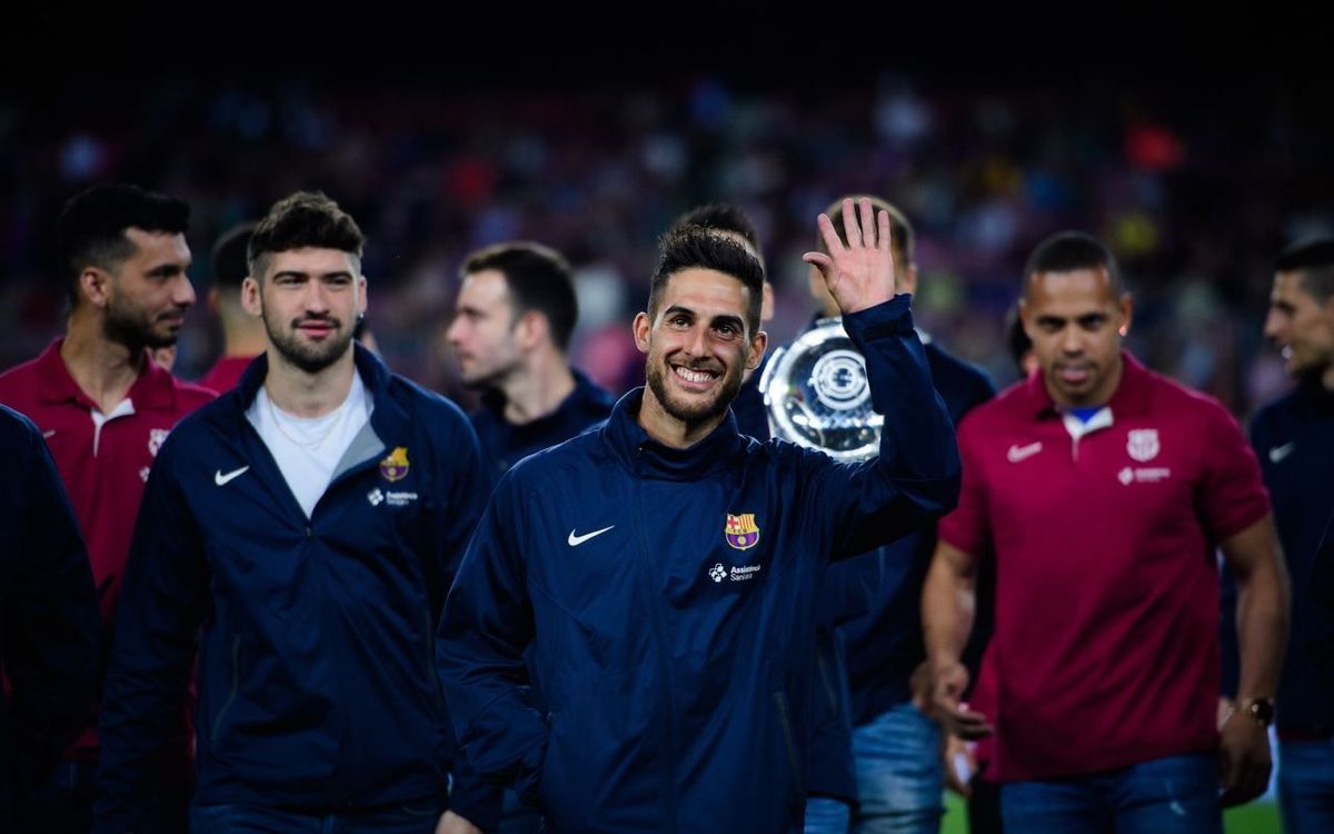 El equipo ofrece la Champions en el Camp Nou