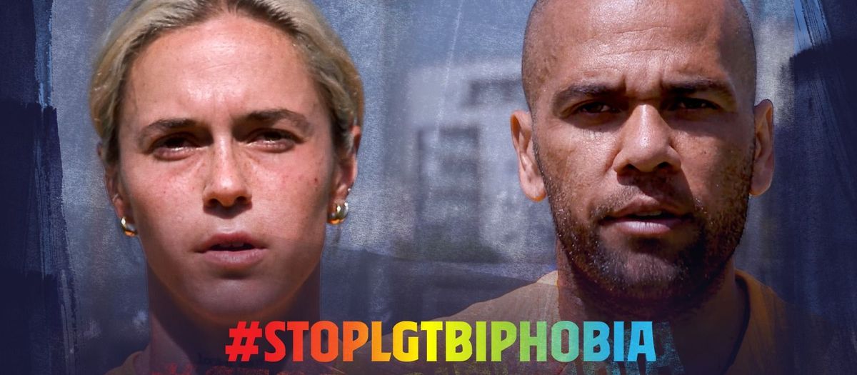 FC Barcelona celebrates the Day against LGTBI-phobia with a video featuring María León and Dani Alves