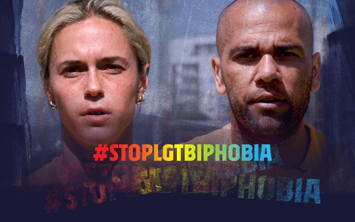 FC Barcelona celebrates the Day against LGTBI-phobia with a video featuring María León and Dani Alves
