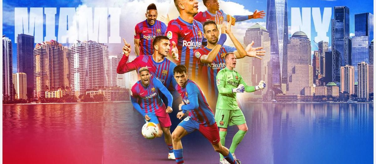 FC Barcelona return to the United States to play two friendlies against Inter Miami CF and the New York Red Bulls