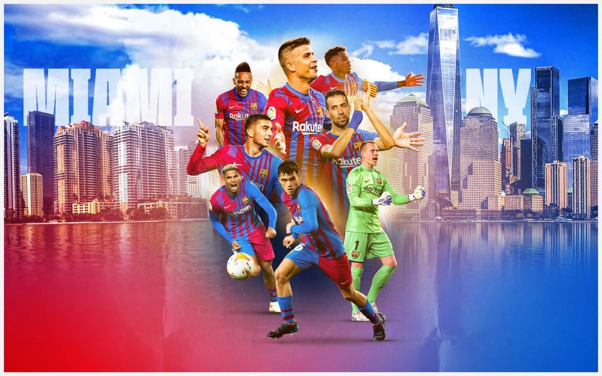 FC Barcelona return to the United States to play two friendlies against Inter Miami CF and the New York Red Bulls