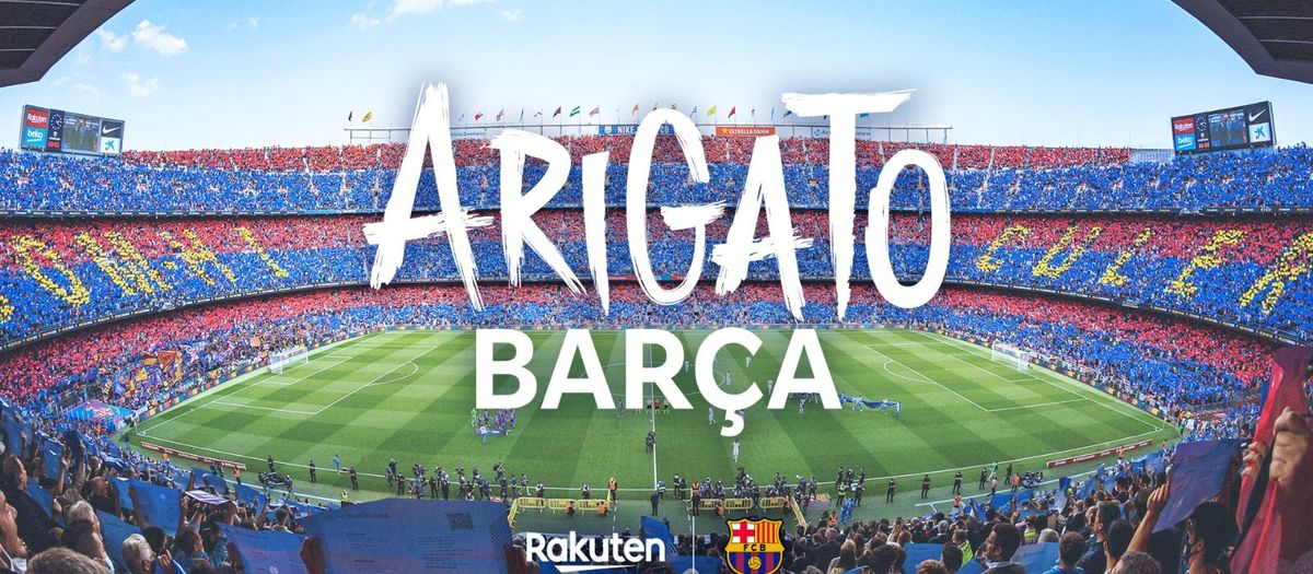 Rakuten i Barça es diuen adeu aquest diumenge al Camp Nou