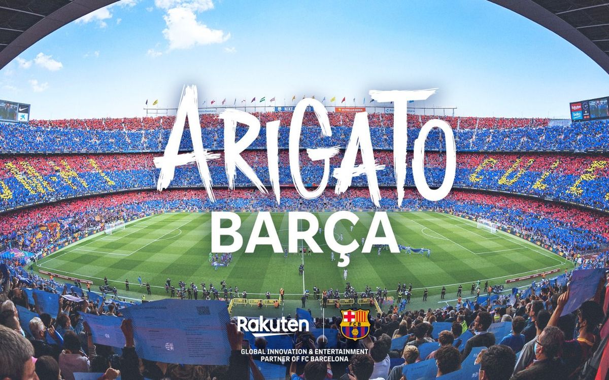 Rakuten and Barça to share the stage for the final time in Camp Nou this Sunday