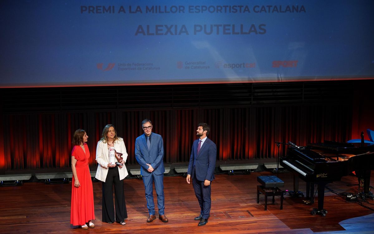 Alexia y el Barça Femenino, protagonistas de la 25ª Festa de l'Esport Català