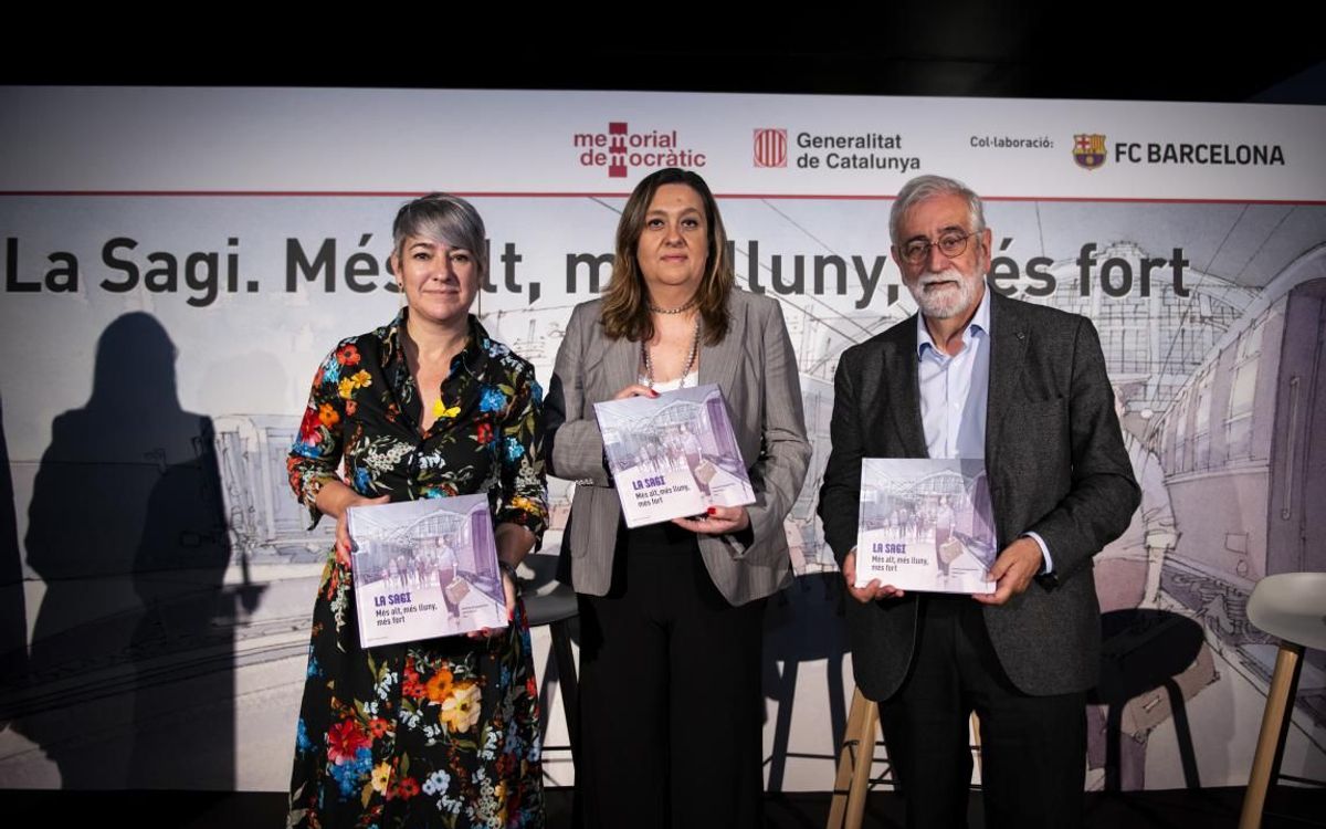 El Museo acoge la presentación de un libro infantil sobre la figura de Anna Maria Martínez Sagi, la primera directiva del Barça