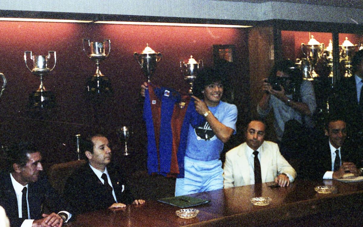 40 anys del fitxatge de Diego Armando Maradona