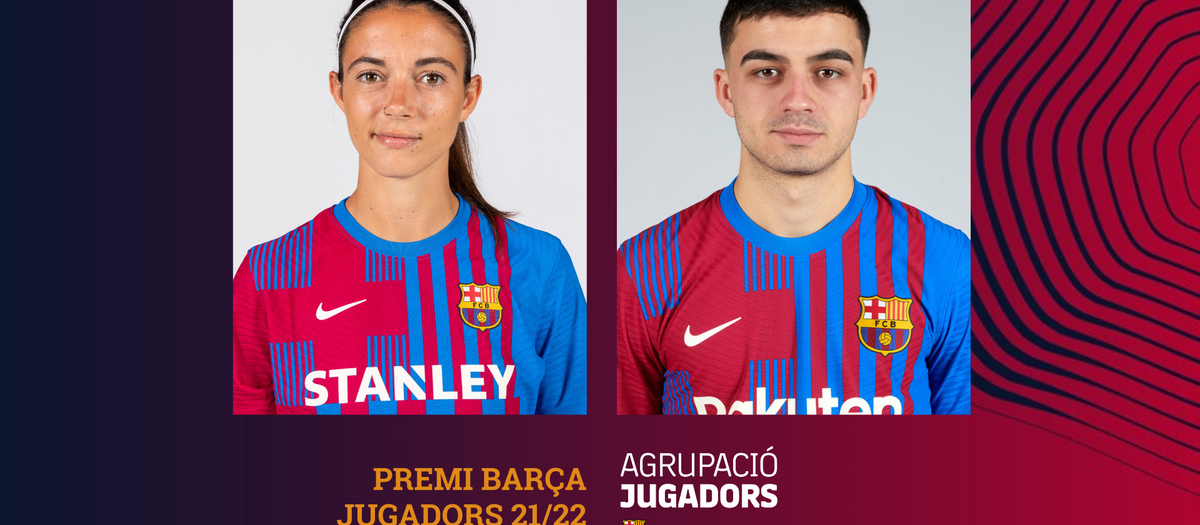 Pedri i Aitana, Premi Barça Jugadors 2021-22
