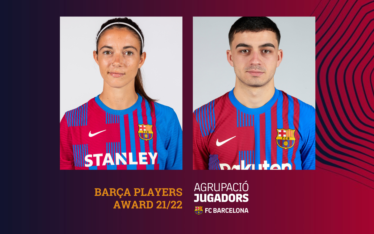 Pedri and Aitana, Barça Players Award 2021-22