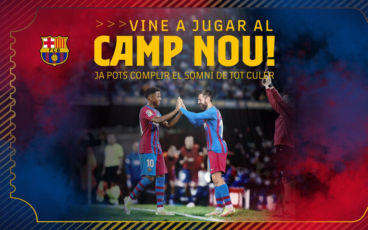 Els i les Culers ja poden jugar un partit al Camp Nou