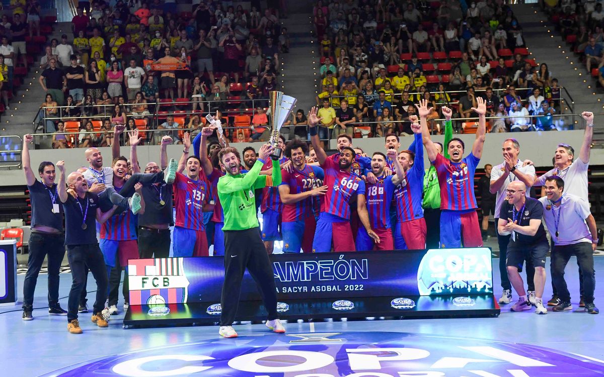 CD Bidasoa Irún 29-37 Barça: Asobal Cup Champions!