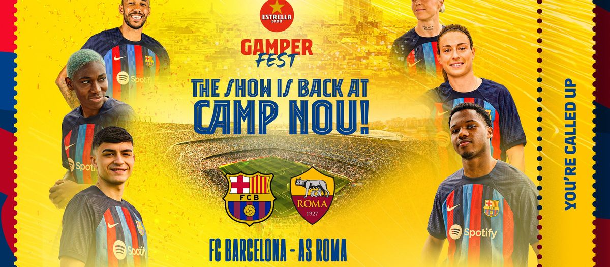 Barça to face AS Roma in Gamper on August 6