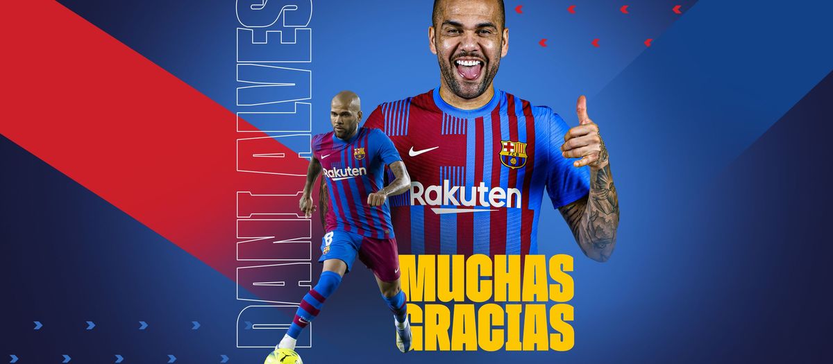 Dani Alves anuncia que deja el FC Barcelona