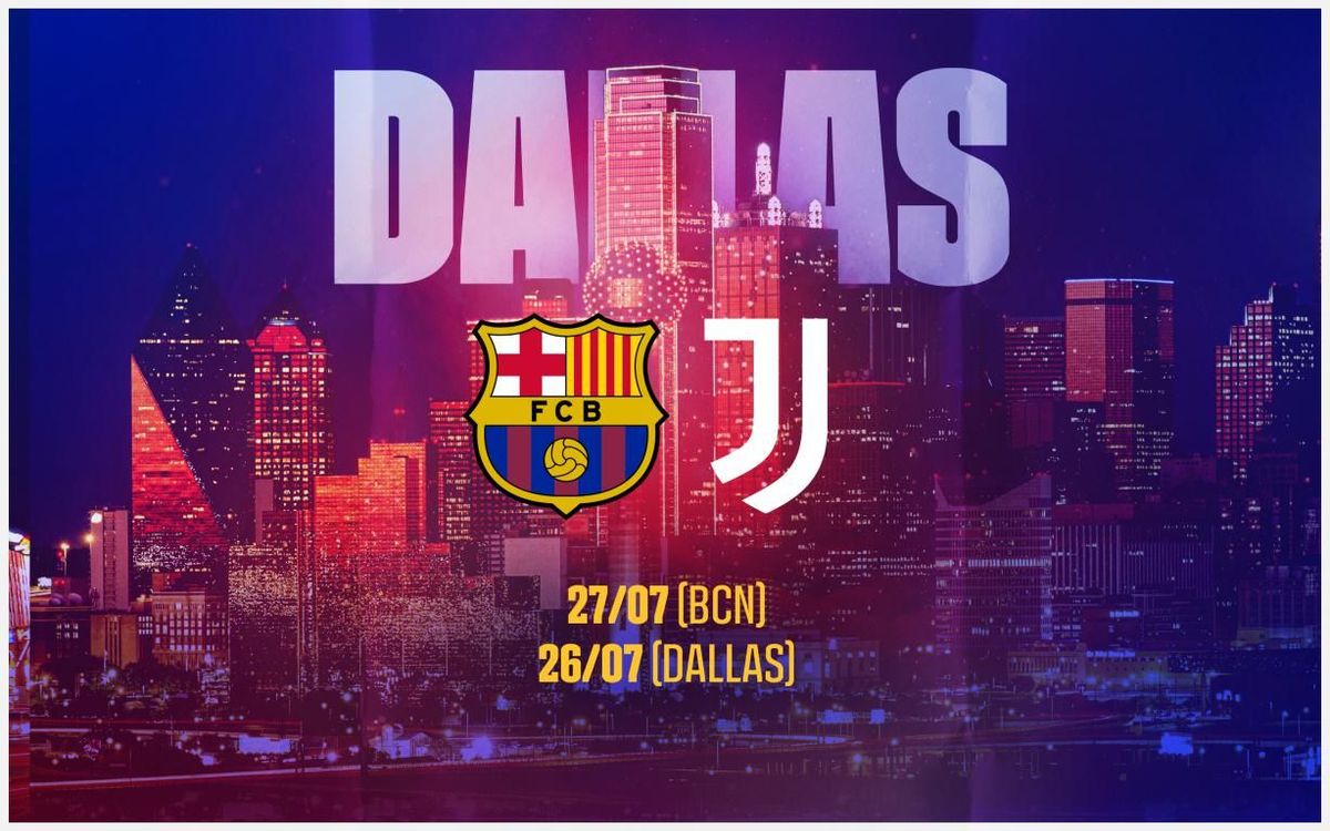 All about Barça v Juventus on the 2022 U.S.A. tour