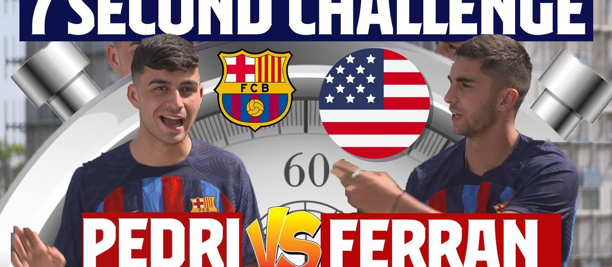 Pedri VS Ferran Torres : le challenge des 7 secondes