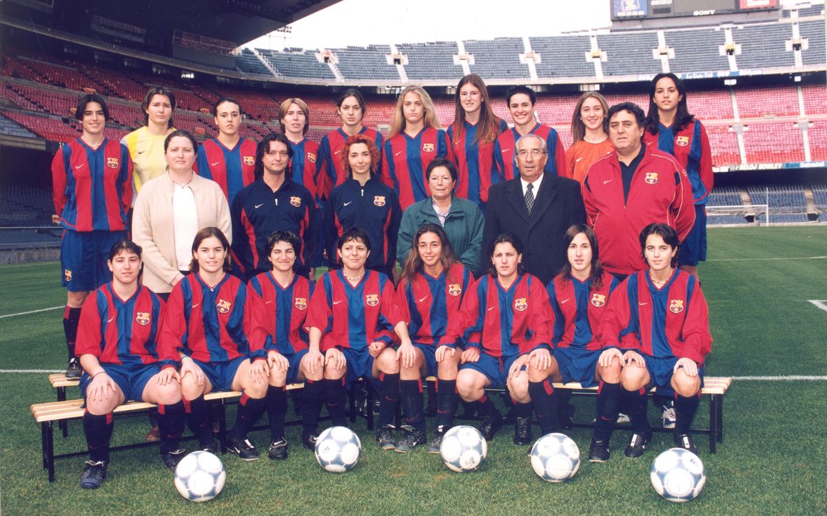20 años que el Barça Femenino es sección profesional