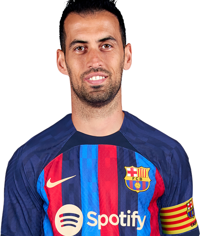 Sergio Busquets Ficha del jugador 22/23 Centrocampista Canal