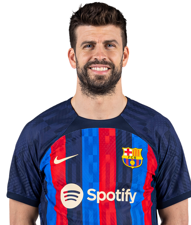 Gerard Piqué 2022/2023 player page Defender FC Barcelona Official