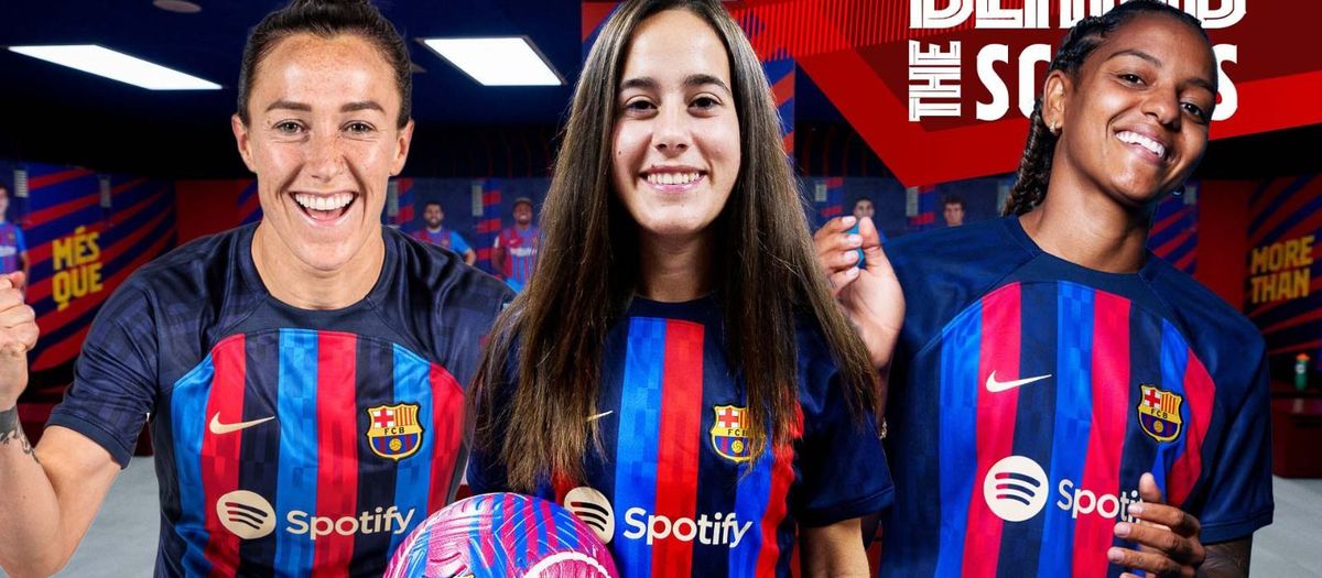 La presentació de les noves jugadores del Barça, des de dins