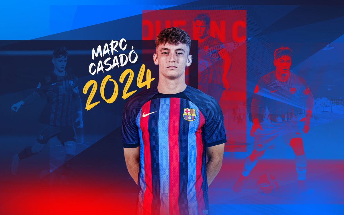 Marc Casadó, azulgrana hasta el 2024