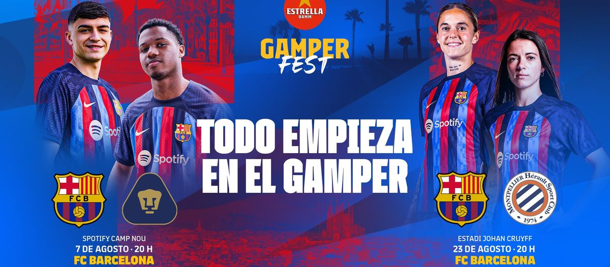 Pumas y Montpellier serán los rivales del Barça masculino y femenino en el Trofeo Joan Gamper