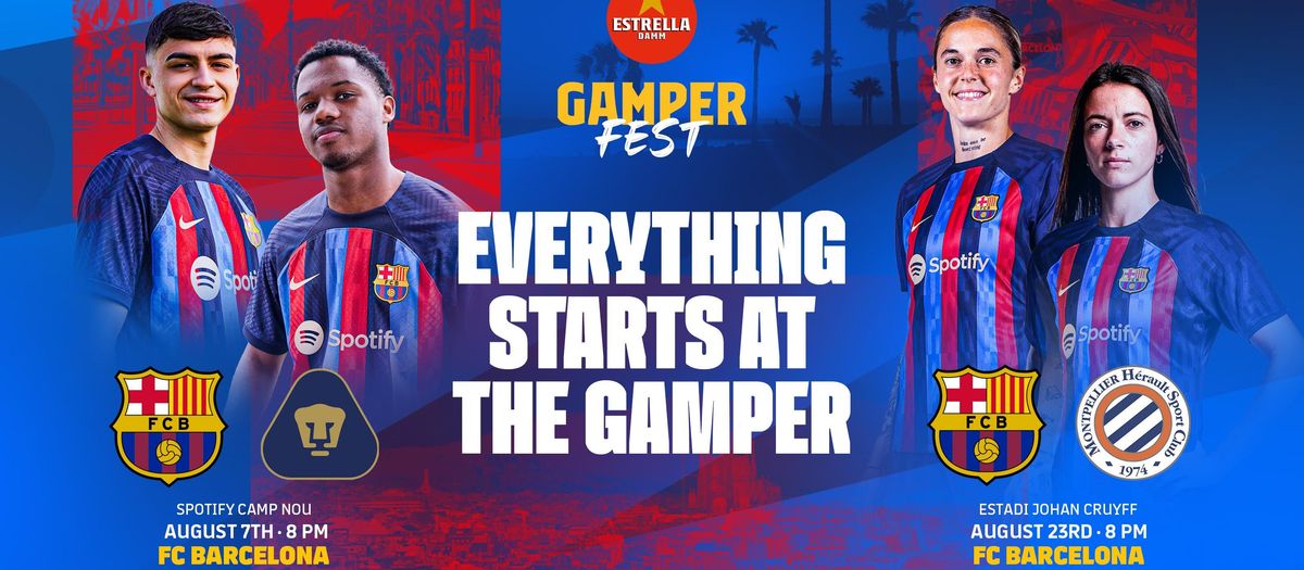 Pumas and Montpellier to face FC Barcelona men’s and women’s teams in the Joan Gamper Trophy