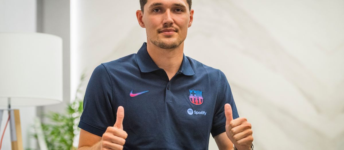 Christensen ya ha llegado a Barcelona